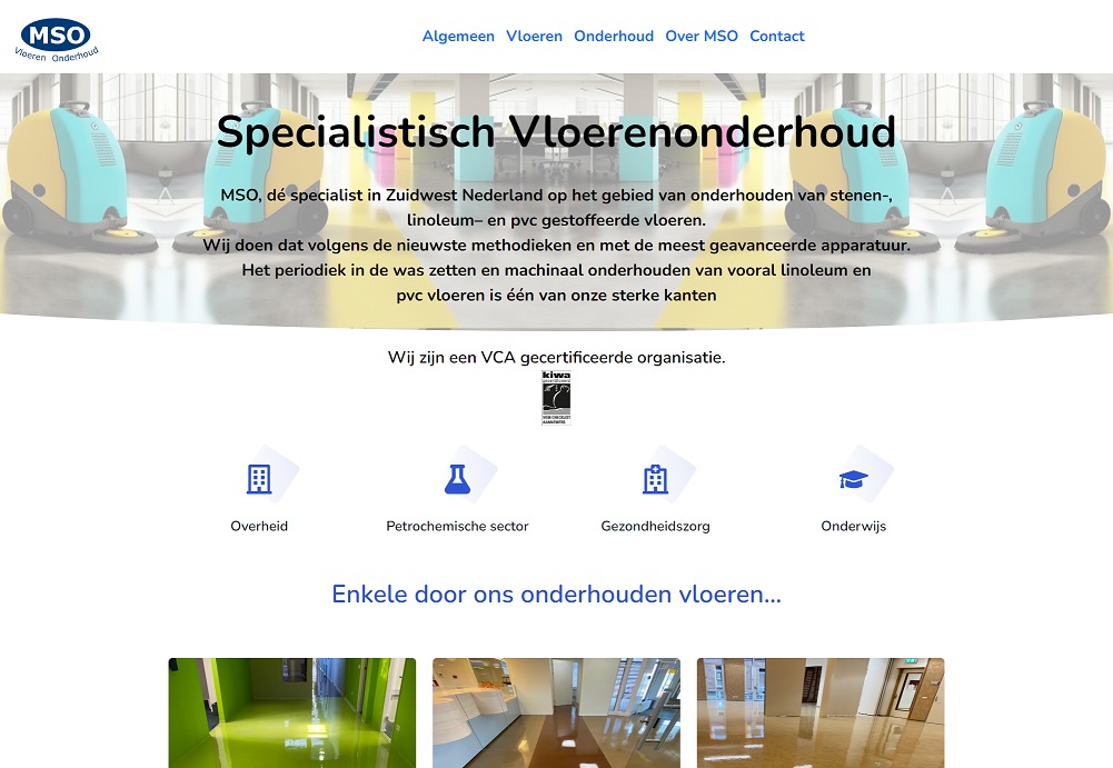 Website MSO Vloeren