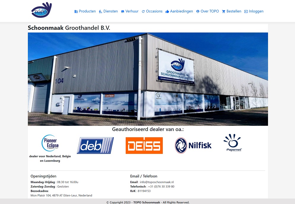 Webshop TOPO Schoonmaak